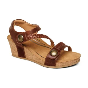 Aetrex Avril Quarter Strap Wedge