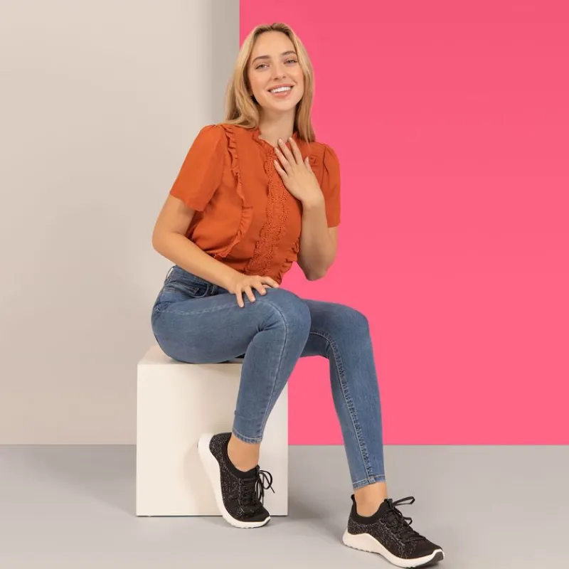 Aetrex Carly Arch Support Sneakers