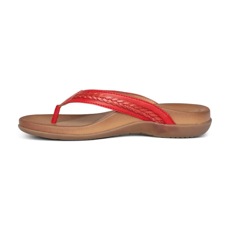 Aetrex Emmy Braided Thong