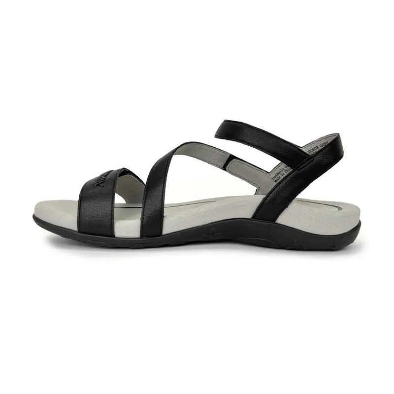 Aetrex Gabby Adjustable Quarter Strap Sandal