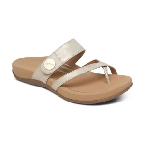 Aetrex Izzy Adjustable Slide Sandal