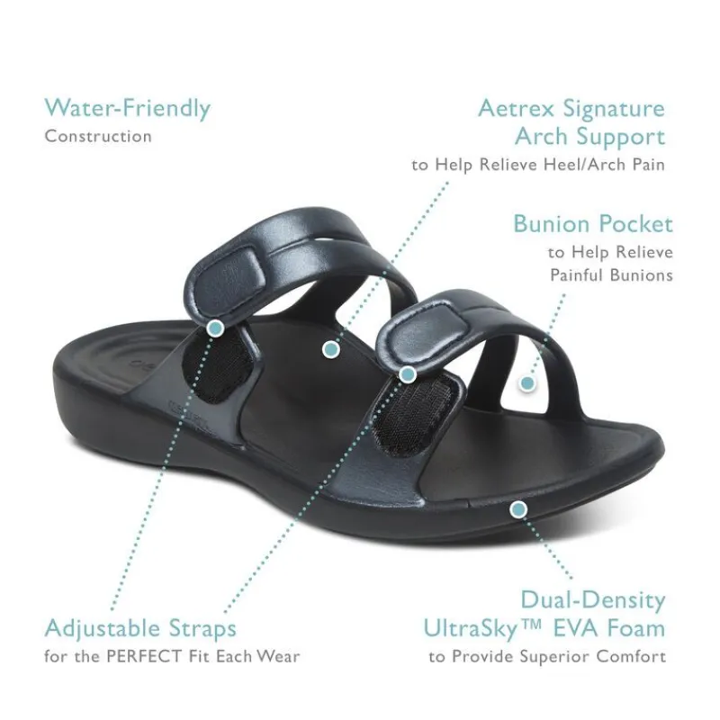 Aetrex Janey Sport Slide