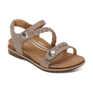 Aetrex Jenn Quarter Strap Sandal