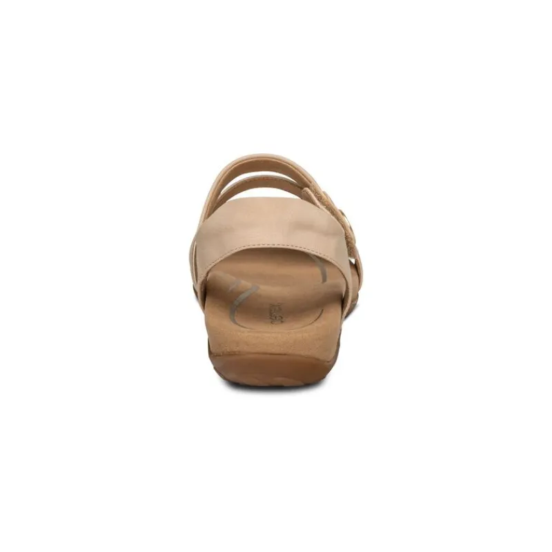 Aetrex Jess Adjustable Quarter Strap Sandal