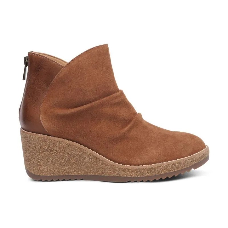 Aetrex Kara Ankle Wedge Boot