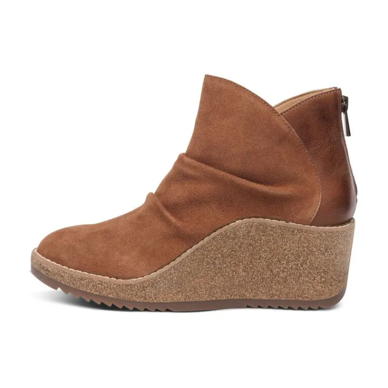 Aetrex Kara Ankle Wedge Boot
