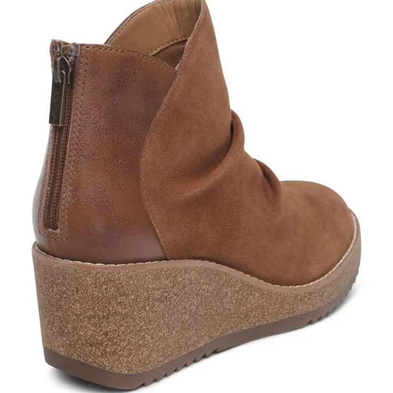 Aetrex Kara Ankle Wedge Boot