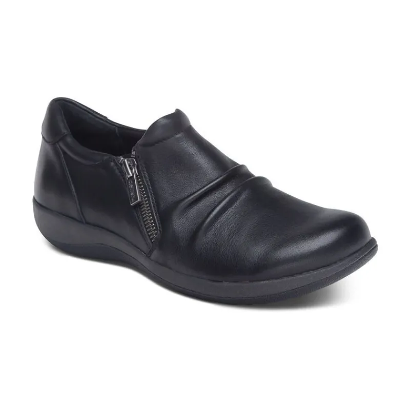 Aetrex Katie Side Zip Slip-On