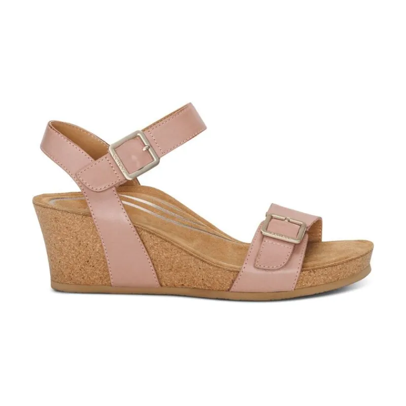 Aetrex Lexa Quarter Strap Wedge