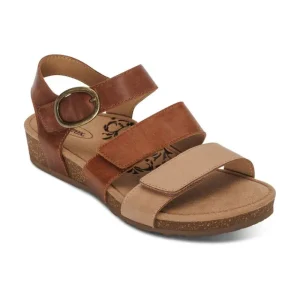 Aetrex Lilly Adjustable Quarter Strap Sandal