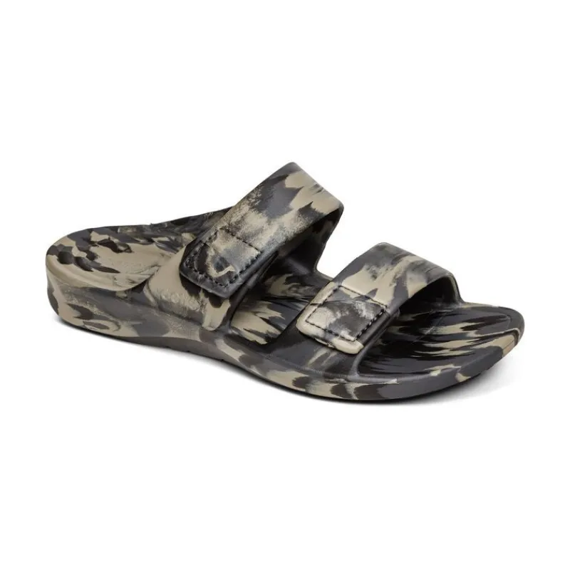 Aetrex Milos Orthotic Slides - Mens