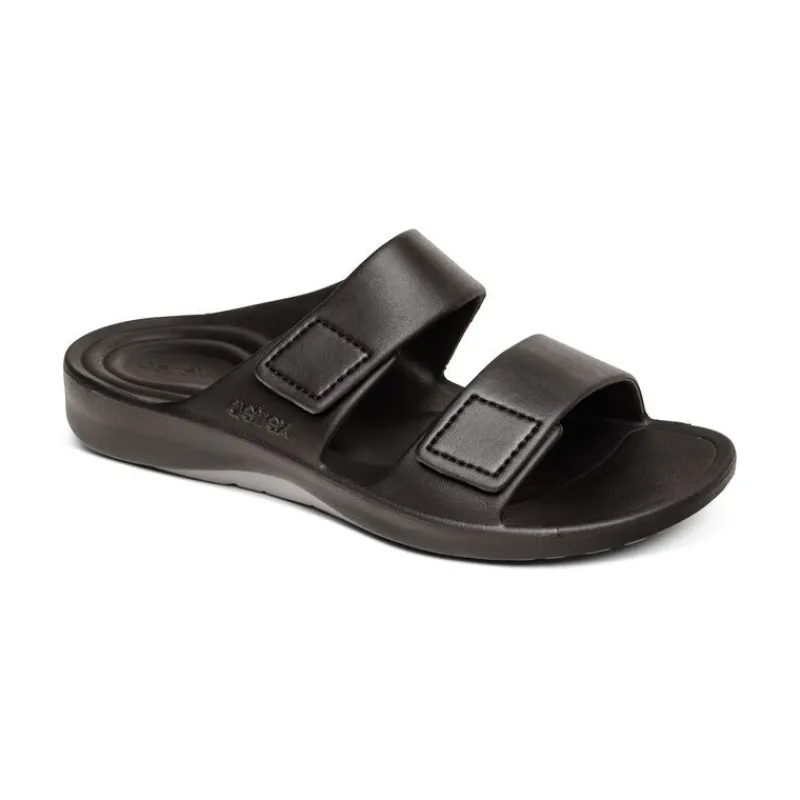 Aetrex Milos Orthotic Slides - Mens