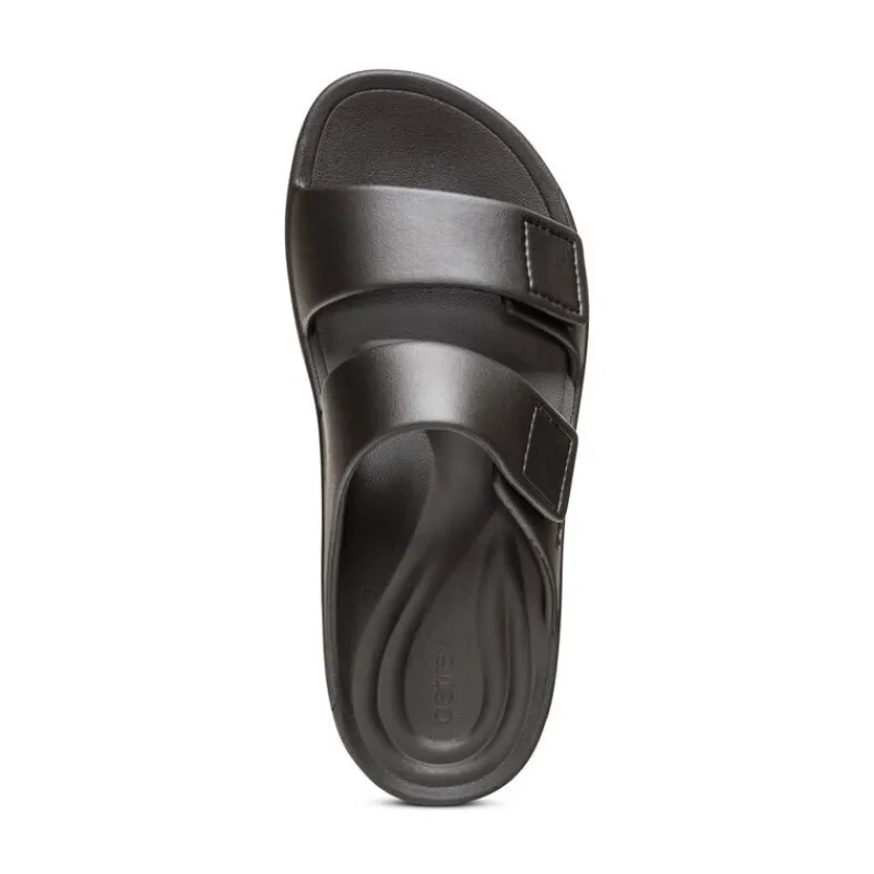Aetrex Milos Orthotic Slides - Mens