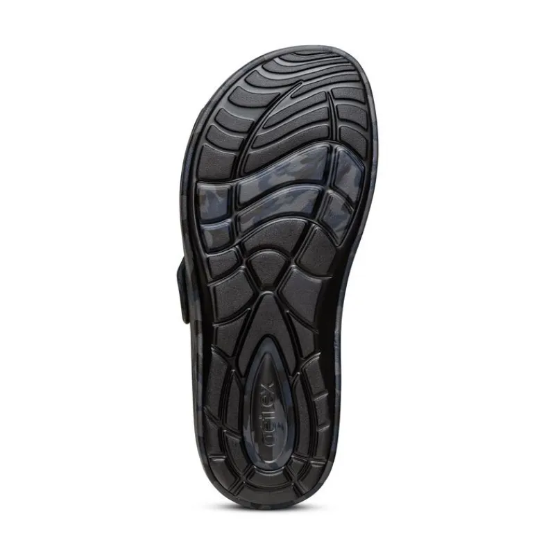 Aetrex Milos Orthotic Slides - Mens