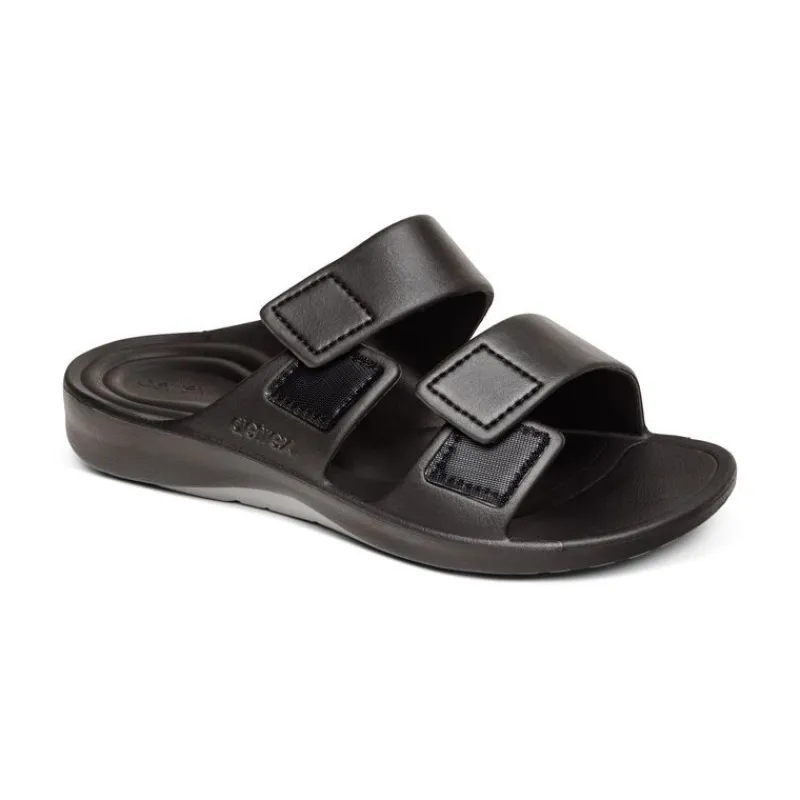 Aetrex Milos Orthotic Slides - Mens
