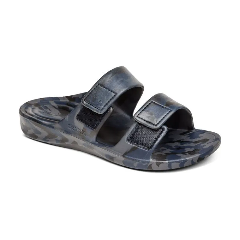 Aetrex Milos Orthotic Slides - Mens