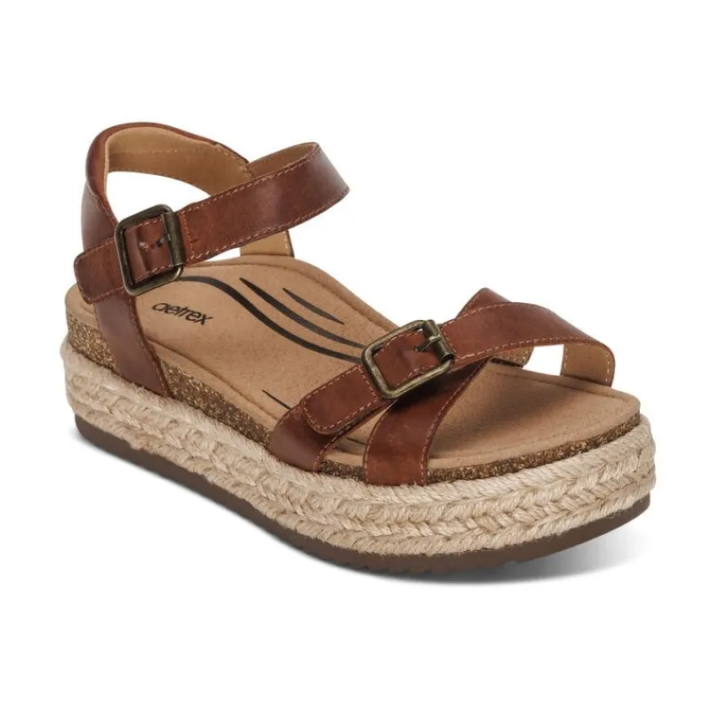 Aetrex Paula Platform Sandal