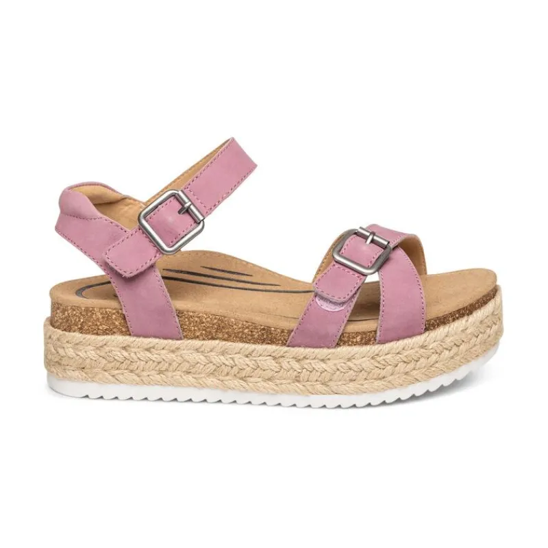 Aetrex Paula Platform Sandal