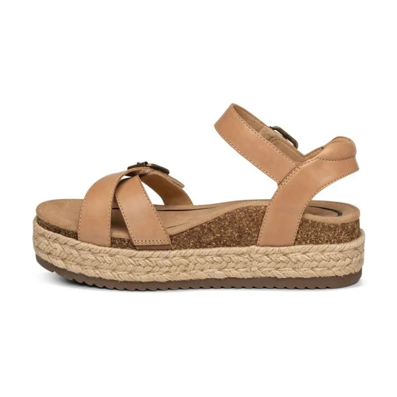 Aetrex Paula Platform Sandal