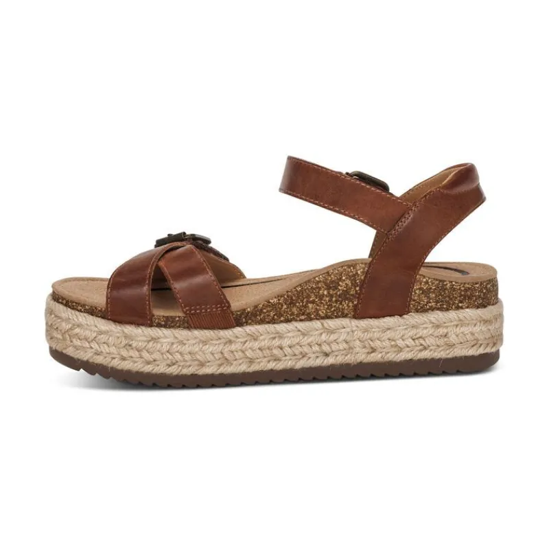 Aetrex Paula Platform Sandal