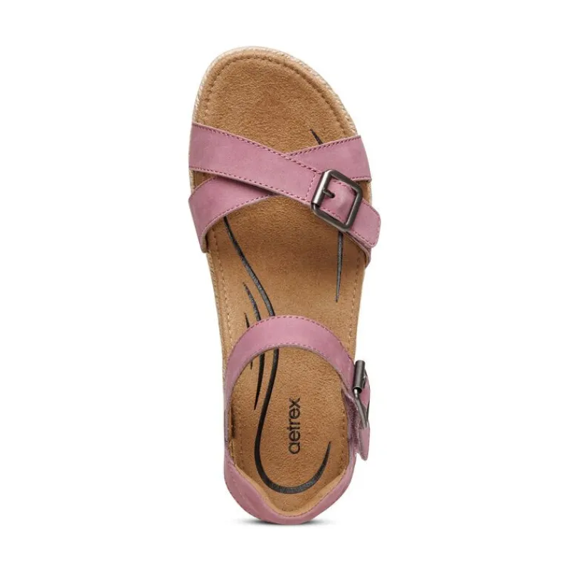 Aetrex Paula Platform Sandal