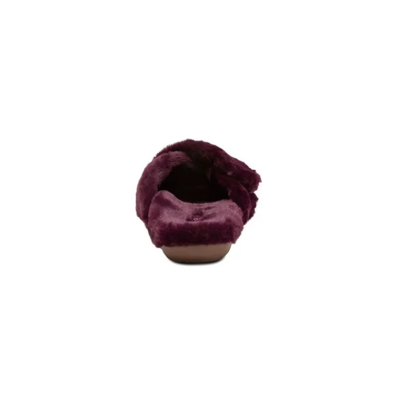Aetrex Penelope Adjustable Faux Fur Slippers