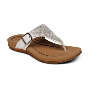 Aetrex Rae Adjustable Thong Sandal