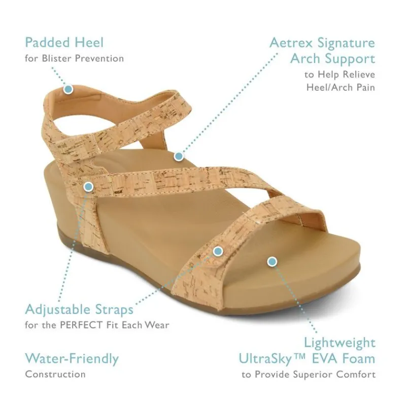 Aetrex Randi Arch Support Wedges