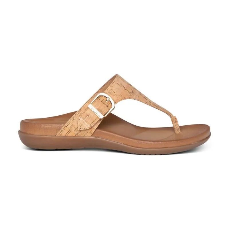 Aetrex Rita Adjustable Thong Sandal