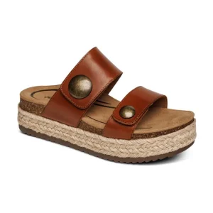 Aetrex Sofie Platform Sandal