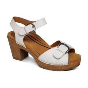 Aetrex Tory Open Toe Heels