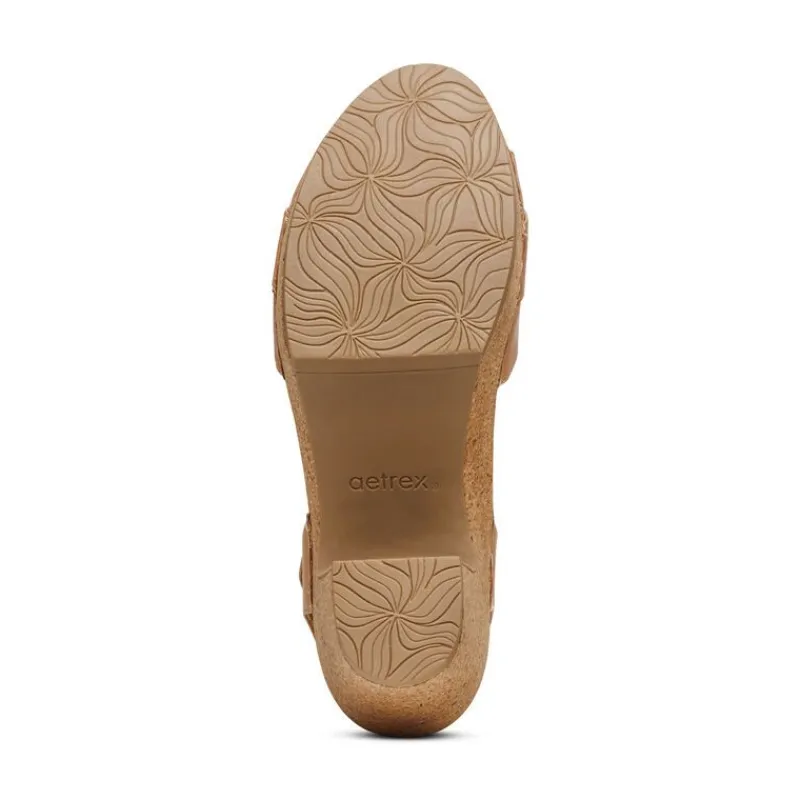 Aetrex Tory Open Toe Heels