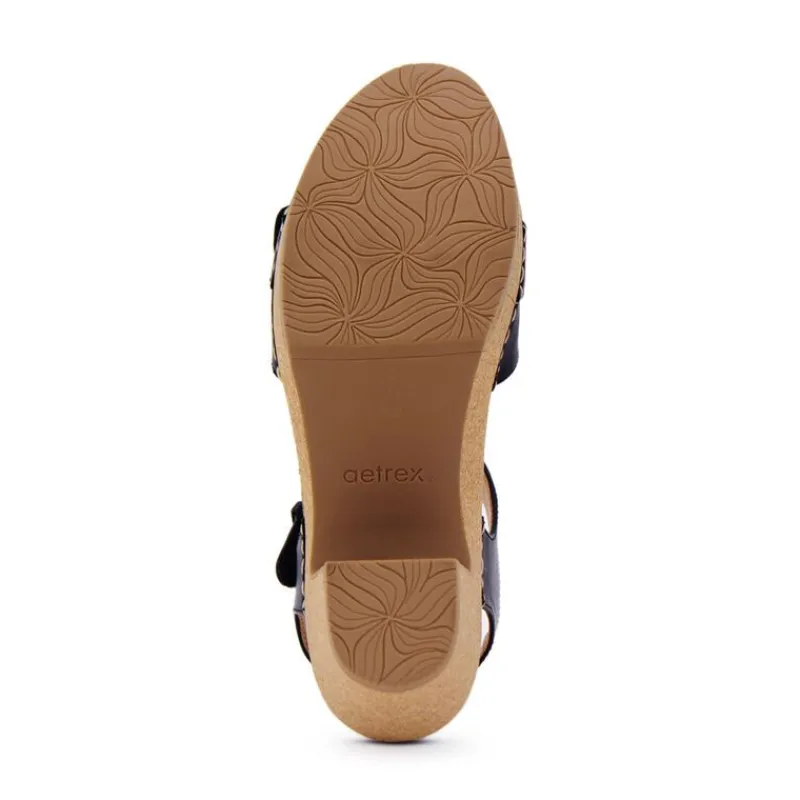 Aetrex Tory Open Toe Heels