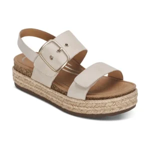 Aetrex Vania Arch Support Platform Sandal