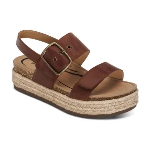 Aetrex Vania Arch Support Platform Sandal