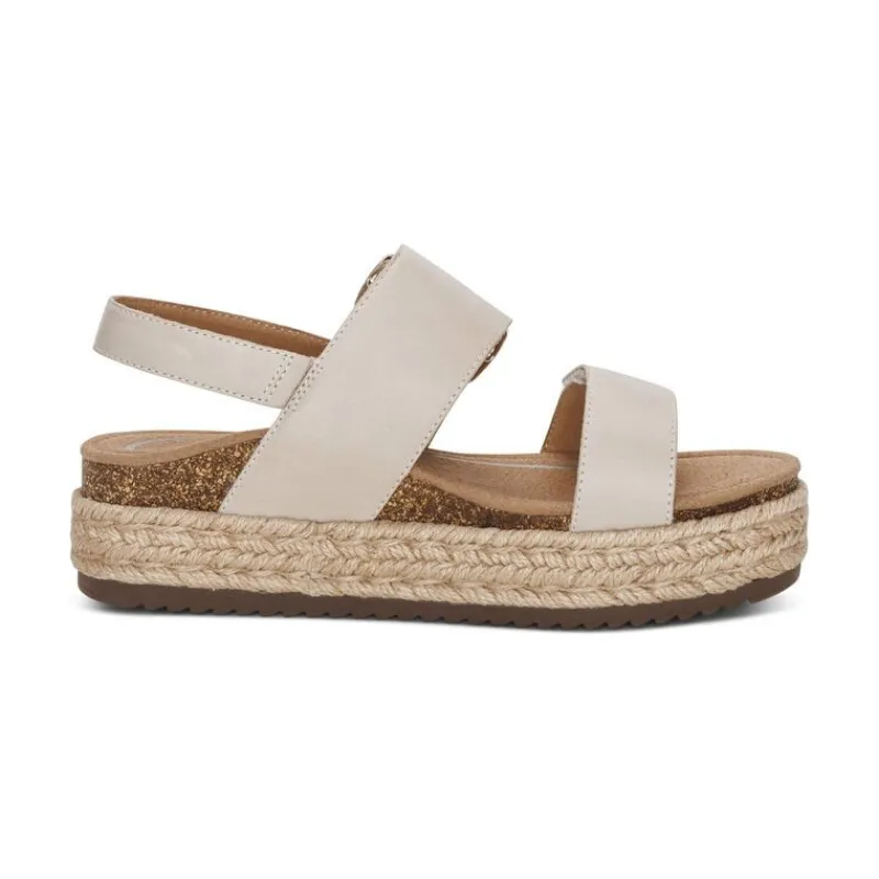 Aetrex Vania Arch Support Platform Sandal