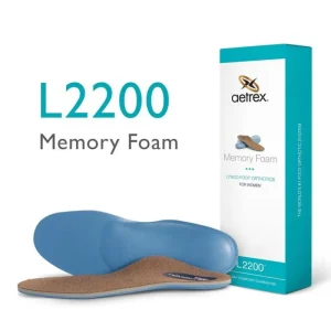 Aetrex Women'S Memory Foam Orthotics - Insole For Extra Cushioning