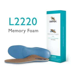Aetrex Women'S Memory Foam Posted Orthotics